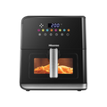 قلاية هوائية هايسنس H09AFBKS4S Black – Touch Control / 360° Air Circulation / نافذة شفافة / سعة 8 لتر