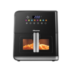 قلاية هوائية هايسنس H09AFBKS4S Black – Touch Control / 360° Air Circulation / نافذة شفافة / سعة 8 لتر
