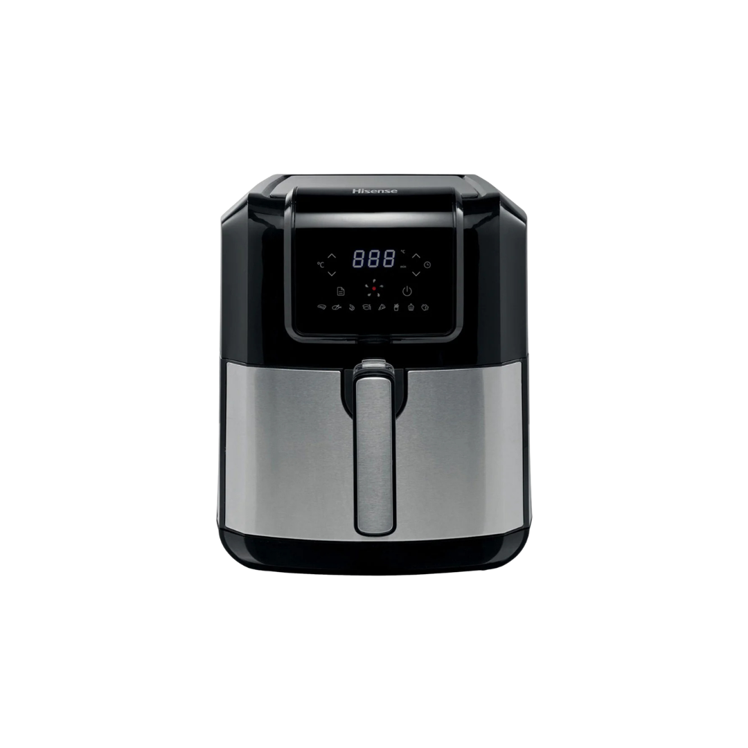 قلاية هوائية هايسنس H06AFBS2S3 Black – Touch Control / 360° Air Circulation / نافذة شفافة / سعة 6.7 لتر