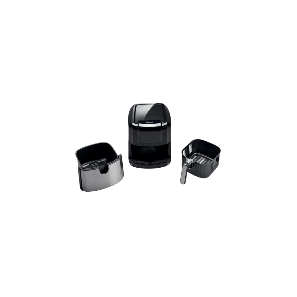 قلاية هوائية هايسنس H06AFBS2S3 Black – Touch Control / 360° Air Circulation / نافذة شفافة / سعة 6.7 لتر