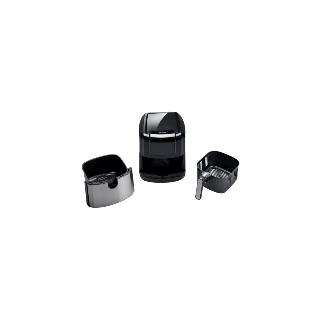 قلاية هوائية هايسنس H06AFBS2S3 Black – Touch Control / 360° Air Circulation / نافذة شفافة / سعة 6.7 لتر