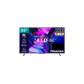شاشة Hisense 85U7Q من هايـسنس تعتبر من الشاشات القوية ضمن فئة Mini-LED، وموجهة للأفلام والألعاب والرياضة مع توازن ممتاز بين الأداء والسعر. تأتي بحجم 85 بوصة مع تصميم نحيف وحواف صغيرة جدًا تعطي تجربة مشاهدة سينمائية داخل المنزل.