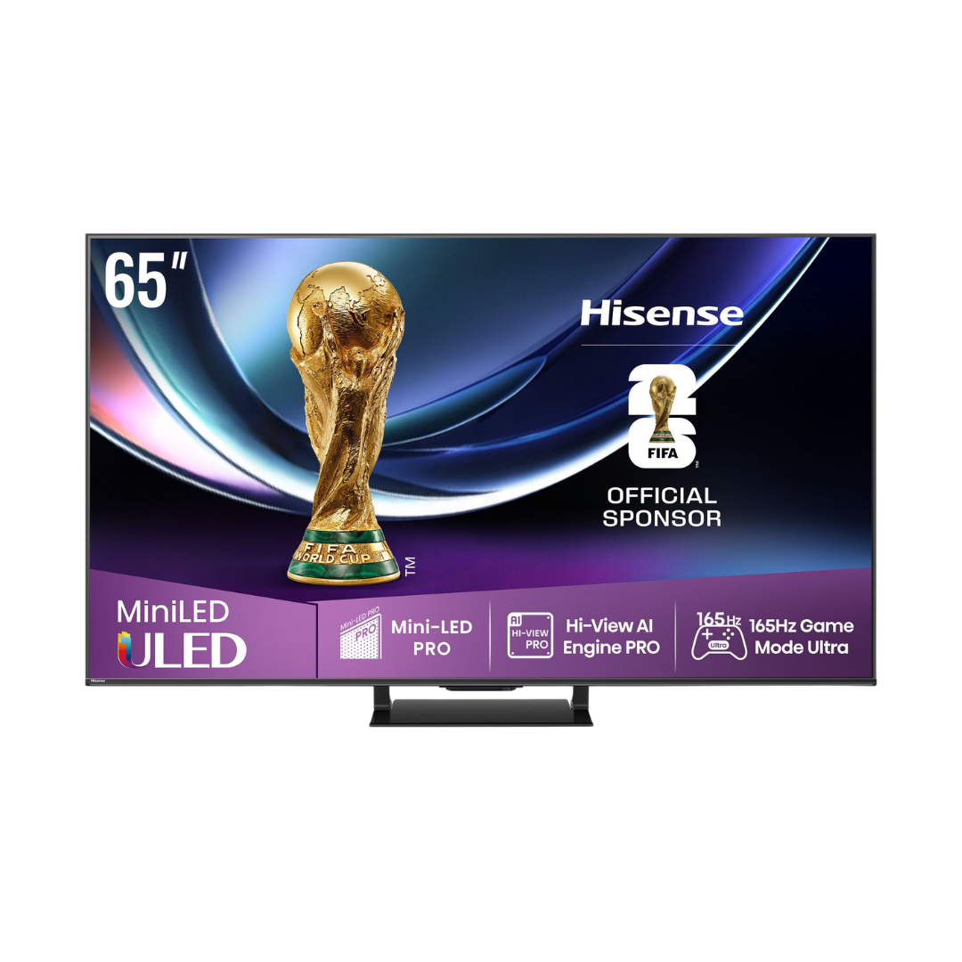 شاشة هايسنس 65U7Q-PRO Mini LED سمارت 65 بوصة – 4K UHD (165Hz / QLED / Dolby Vision / Dolby Atmos)