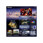 شاشة هايسنس U7N Mini LED سمارت – 4K UHD (QLED / 120Hz / Dolby Vision / Dolby Atmos)