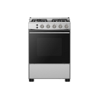 طباخ غاز هايسنس HFG60121X 60×60 – Gas Cooker / Cast Iron / إشعال يدوي مزدوج