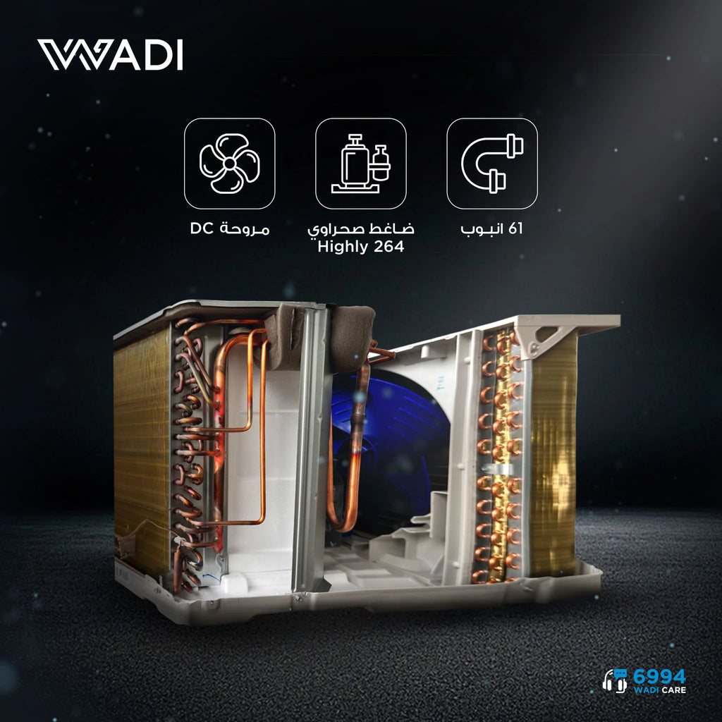 مكيف شباك وادي 2 طن – فئة Lonco – موديل WDWTT-24EM – تبريد عملي واقتصادي