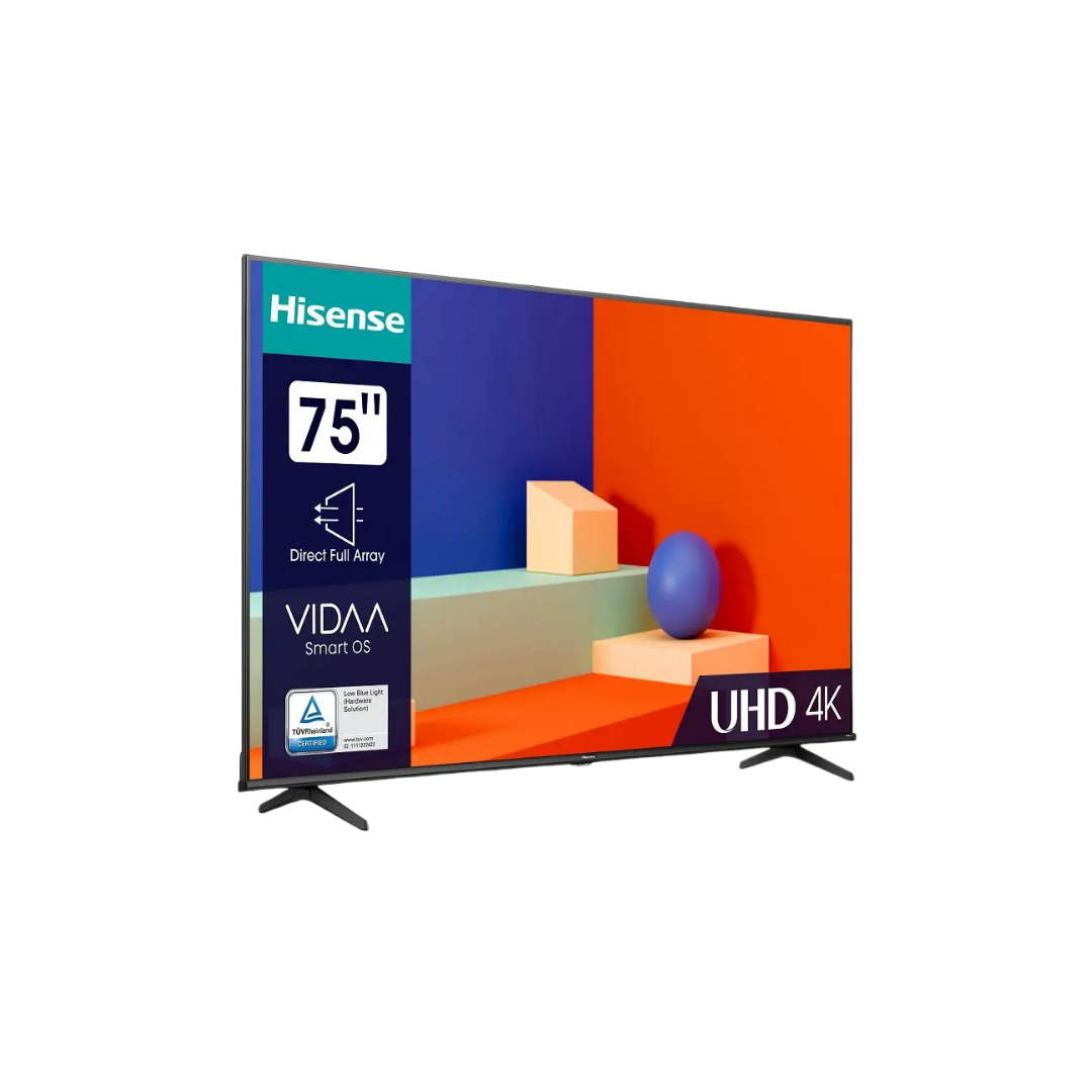 شاشة هايسنس 75A6500K سمارت 75 بوصة – 4K UHD (Android TV / Dolby Vision / AirPlay)