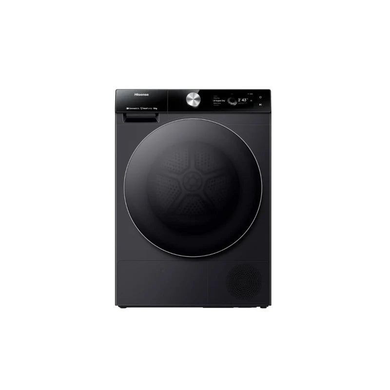 Hisense DH7S107BB Heat Pump Tumble Dryer 10 kg – مجفف حراري بقدرة 10 كيلو + Wi‑Fi + شاشة TFT + خاصية Iron Refresh