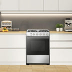 طباخ غاز هايسنس HFG60121X 60×60 – Gas Cooker / Cast Iron / إشعال يدوي مزدوج