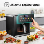 قلاية هوائية هايسنس H09AFBKS4S Black – Touch Control / 360° Air Circulation / نافذة شفافة / سعة 8 لتر