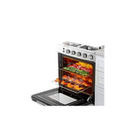طباخ الغاز Hisense HFG60121X من هايـسنس هو جهاز مطبخ قائم (Freestanding) يجمع بين الفرن و4 عيون غاز، ومصمم للاستخدام المنزلي اليومي. يجي بقياس 60 سم وبهيكل ستانلس ستيل يعطيه شكل عملي ومتين داخل المطبخ.
