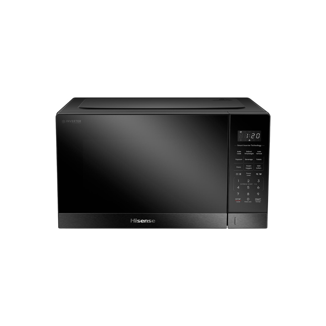 ايكروويف Hisense HMAS3411SSV من هايـسنس يعتبر من الأجهزة العملية المناسبة للمطبخ الحديث، حيث يجمع بين التصميم الأنيق والأداء القوي لتسهيل عمليات التسخين والطبخ السريع وإذابة التجميد.
