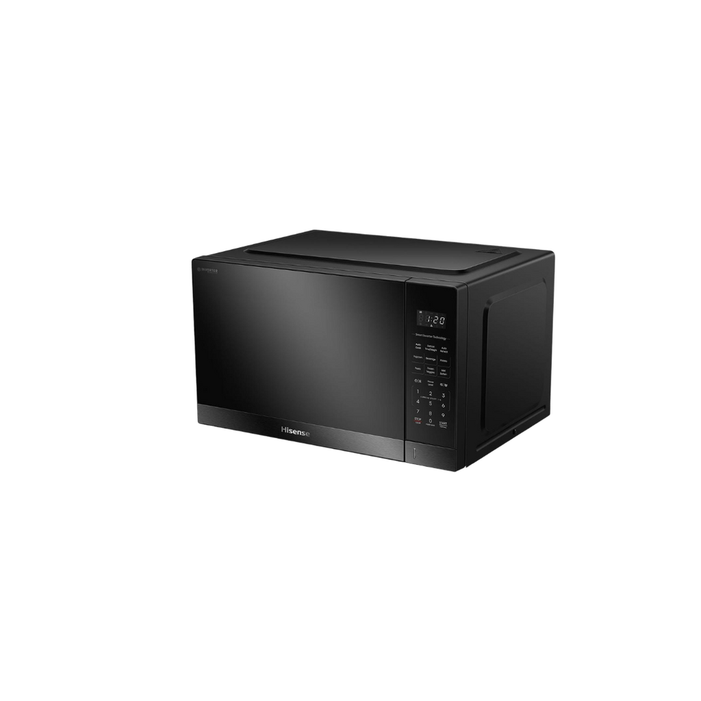 ايكروويف Hisense HMAS3411SSV من هايـسنس يعتبر من الأجهزة العملية المناسبة للمطبخ الحديث، حيث يجمع بين التصميم الأنيق والأداء القوي لتسهيل عمليات التسخين والطبخ السريع وإذابة التجميد.