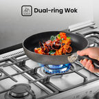 طباخ غاز هايسنس HFG90335RX 90×60 – Gas Cooker / Cast Iron / إشعال يدوي مزدوج / Rotisserie / Fan 90