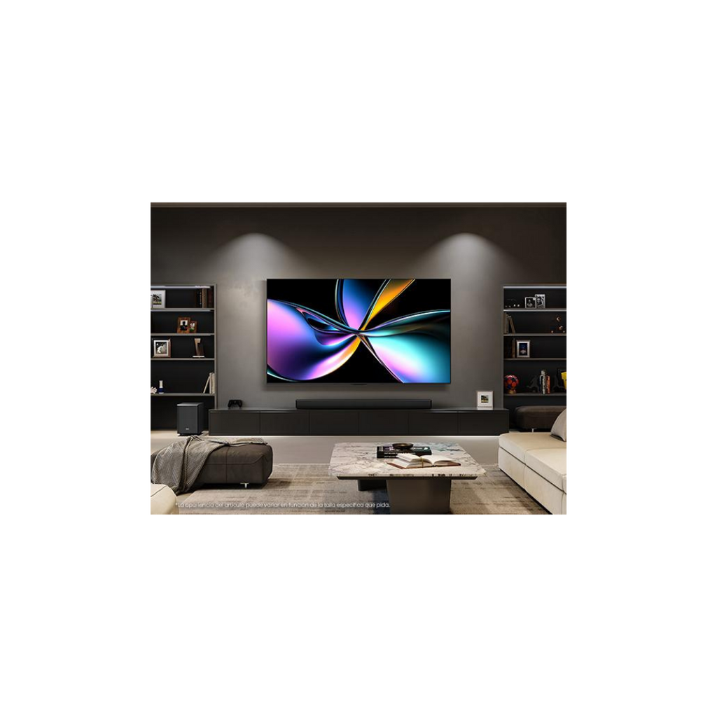 شاشة Hisense 85U7Q PRO من هايـسنس تعتبر من شاشات Mini-LED القوية الموجهة للألعاب والسينما المنزلية، وتأتي بحجم 85 بوصة مع تقنيات صورة حديثة وسطوع عالي جدًا.