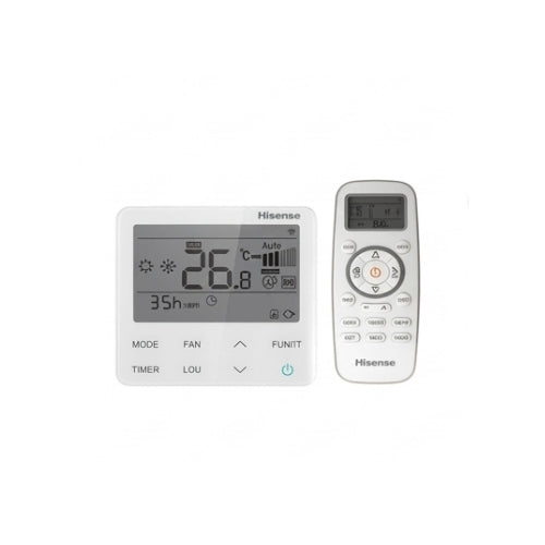 مكيف كاسيت سقفي هايسنس QAUC-24UT4 – سعة 24,000 BTU (2 طن) إنفرتر | غاز R410A – بدون أنابيب