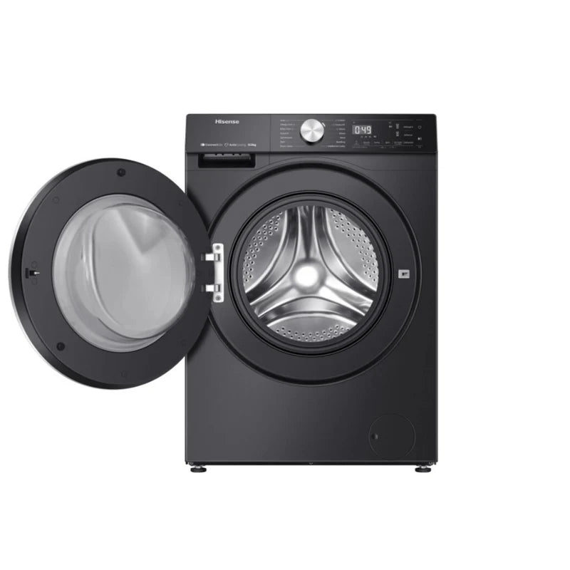 غسالة ملابس هايسنس WF5S1045BB Black + White إنفرتر 10 كجم مع بخار + Wi-Fi + Auto Dosing (1400 دورة/دقيقة)