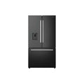ثلاجة هايسنس RF820N4WBU فرنش 3 أبواب – 29 قدم (أسود إنفرتر / واي فاي / موزع ماء)
