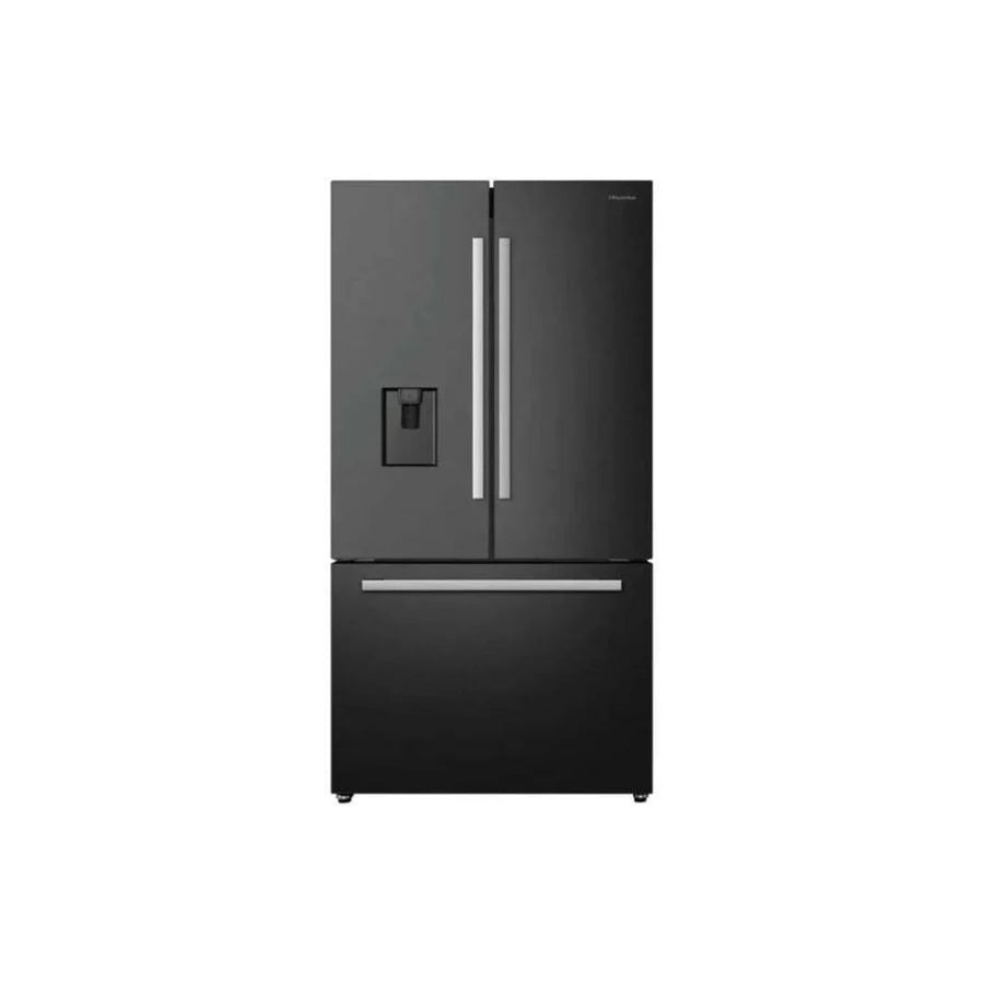 ثلاجة هايسنس RF820N4WBU فرنش 3 أبواب – 29 قدم (أسود إنفرتر / واي فاي / موزع ماء)