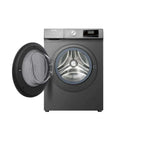 غسالة ملابس مع نشّافة هايسنس WD3S1043BT White + Titanium إنفرتر 10.5 كجم غسيل / 6 كجم تنشيف مع بخار + Wi-Fi (1400 دورة/دقيقة)