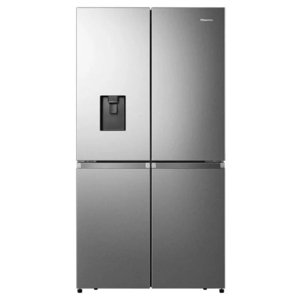 ثلاجة هايسنس RQ749N4ASU فرنش 4 أبواب – 26 قدم (فضي إنفرتر / موزع ماء / ثلاث مناطق تبريد)